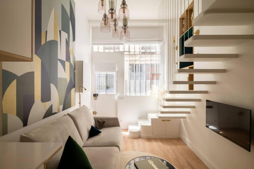 Bel Appartement D'Architecte Au Coeur De París Exterior foto