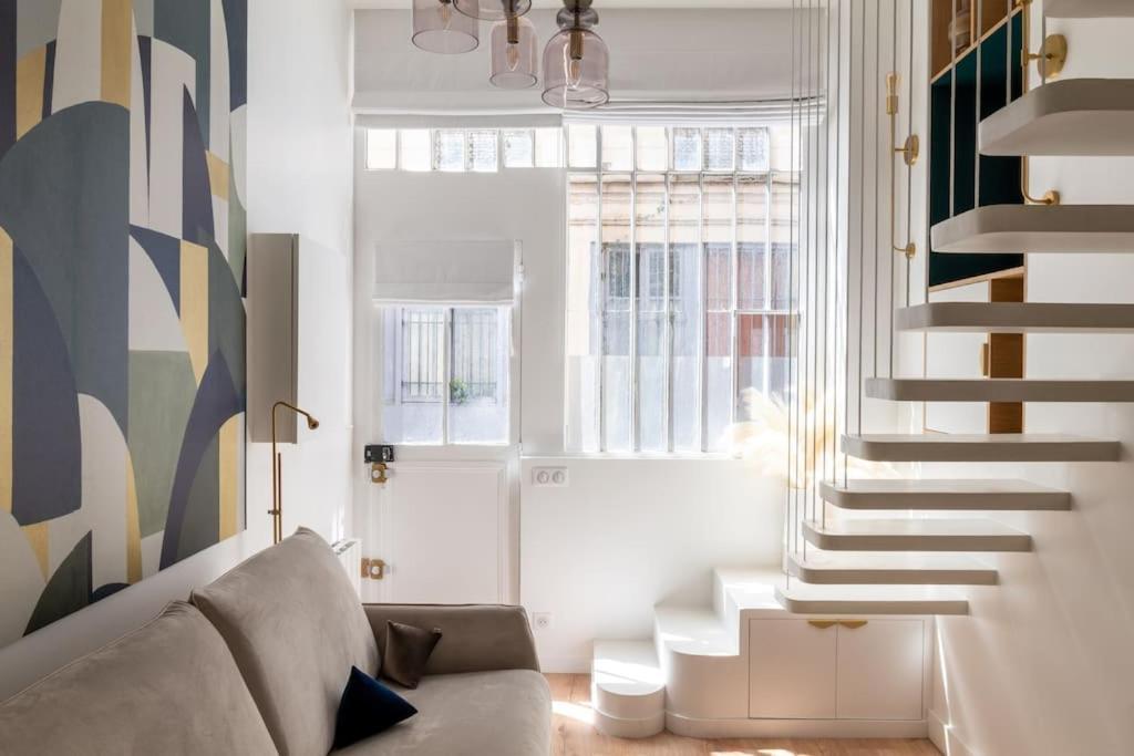 Bel Appartement D'Architecte Au Coeur De París Exterior foto
